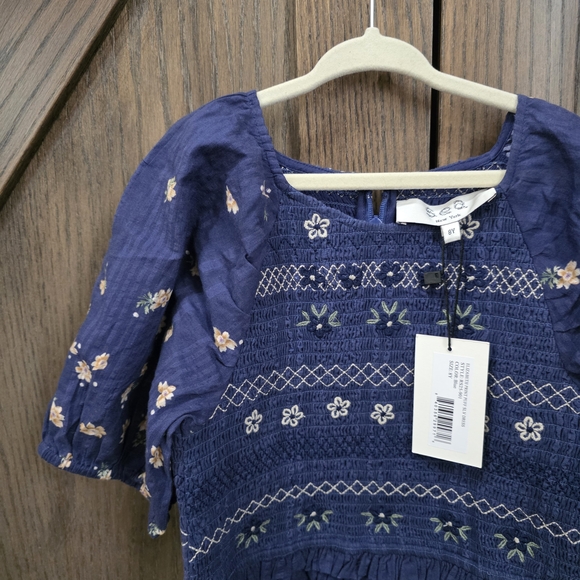 NWT Sea New York Navy Floral Kids Dress - Picture 4 of 4